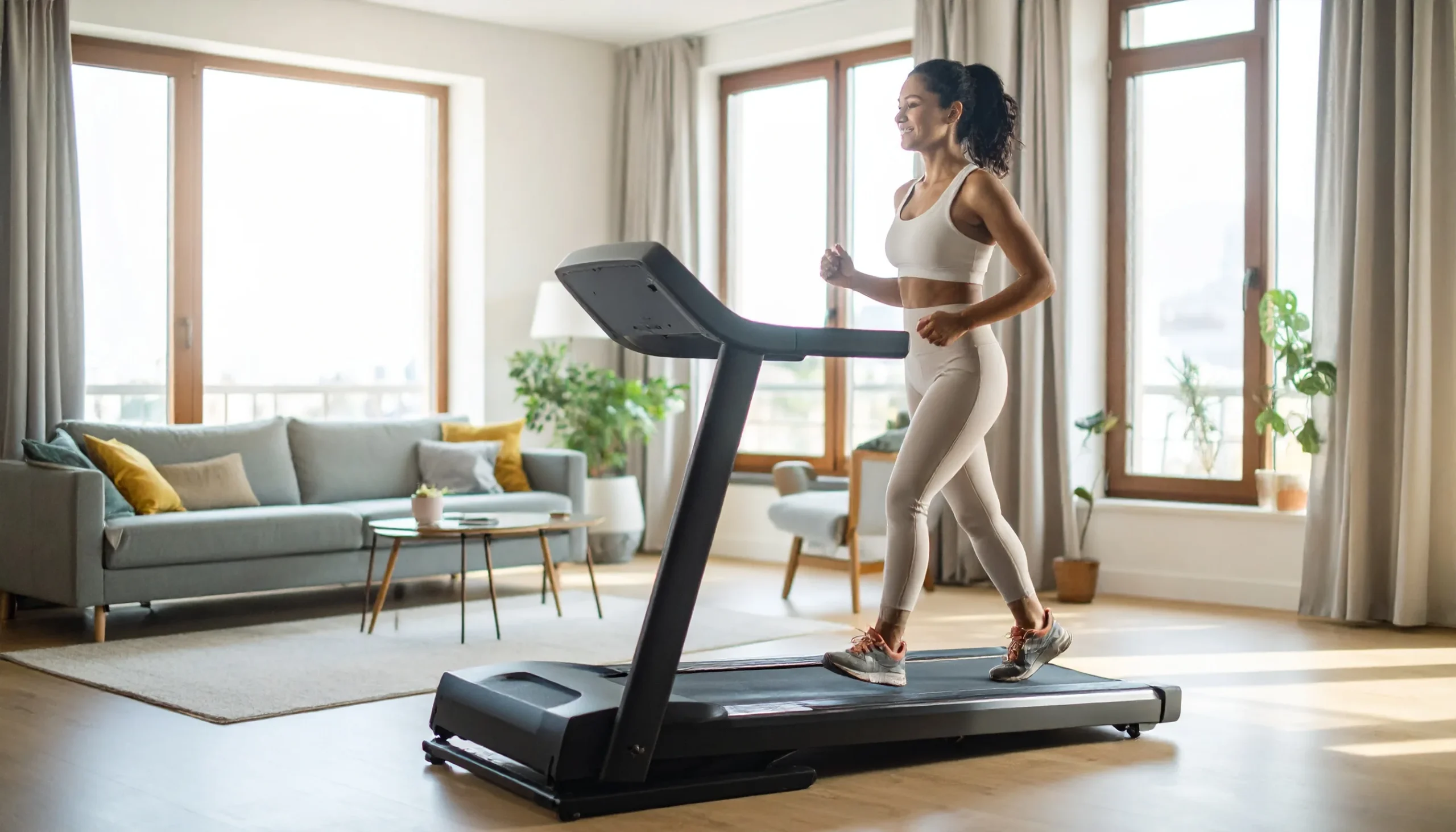 Treadmill workout at home for fat burning and fitness