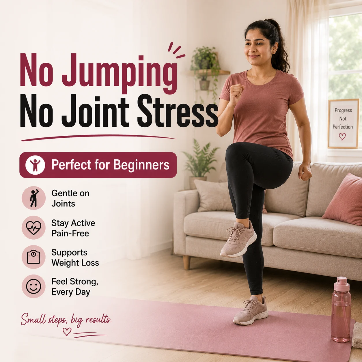 beginner low impact standing workout at home