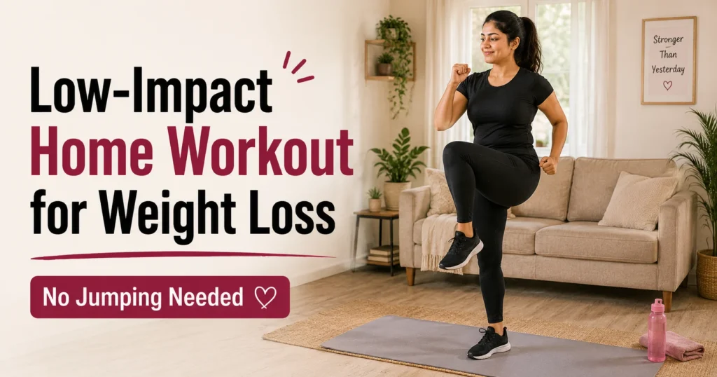 low impact home workout for weight loss without jumping