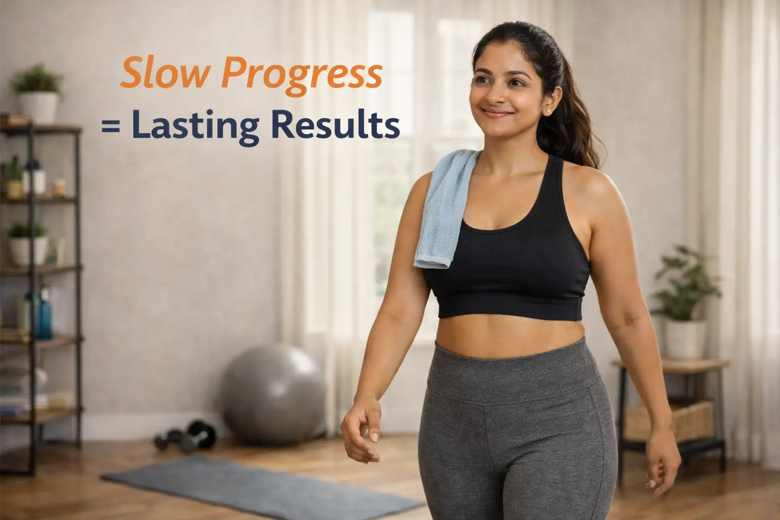 Sustainable fat loss through consistent healthy habits