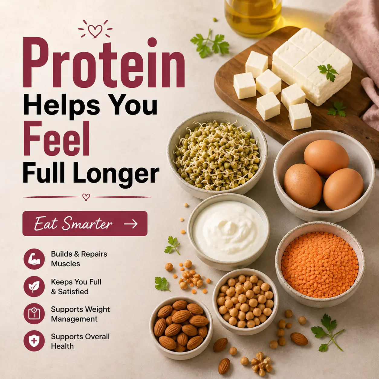 healthy protein foods that help reduce hunger