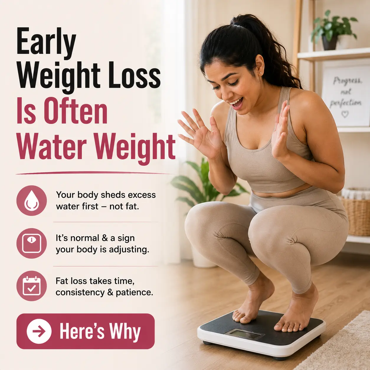 early water weight loss during dieting