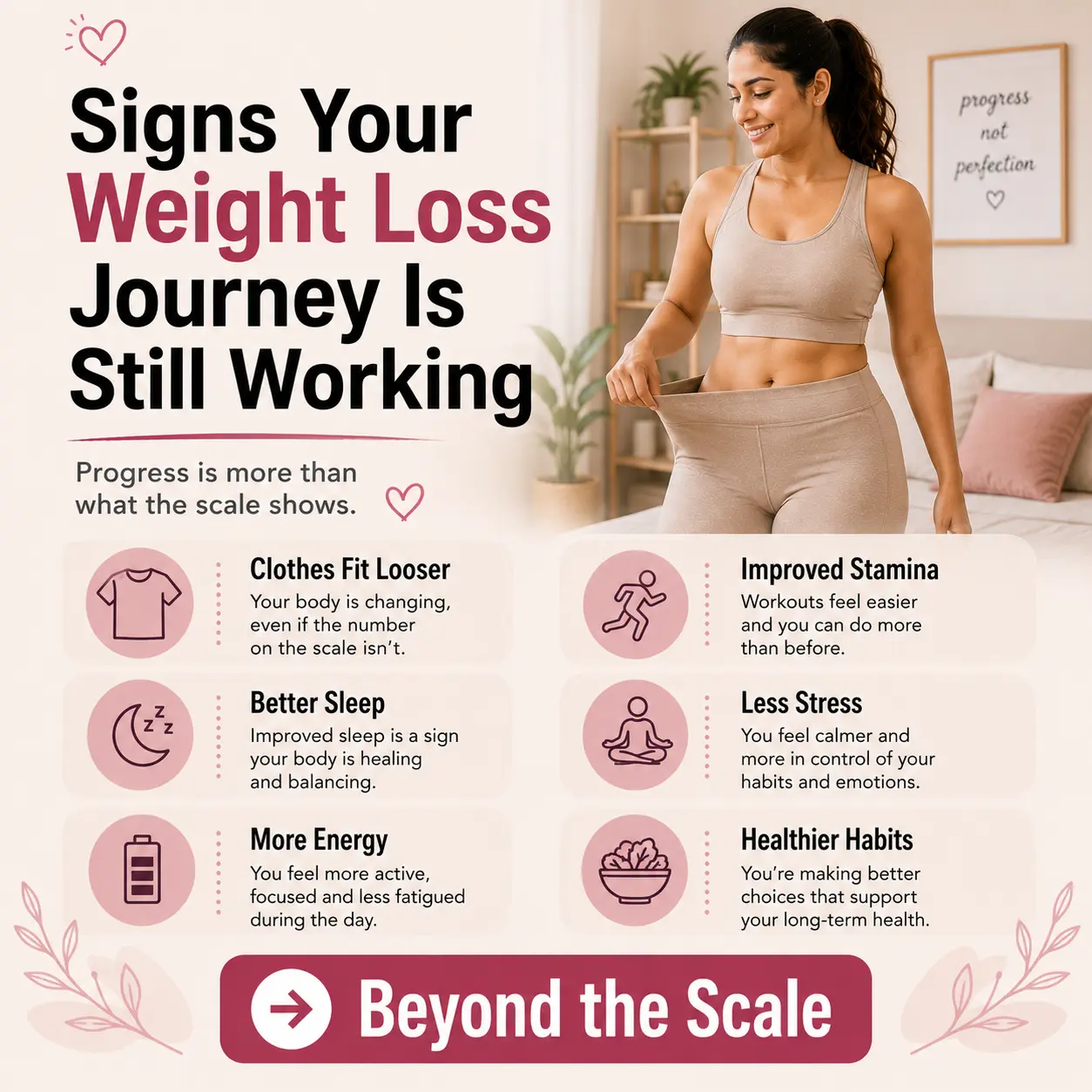 signs your weight loss journey is still working